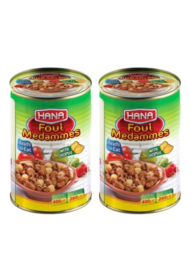 Bakla Ve Nohut Konservesi 400 Gr X2 Adet