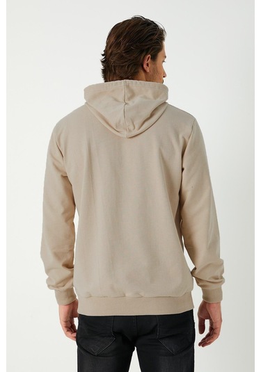 Comeor Erkek Bej Basic Kapüşonlu Regular Fit Normal Kesim 2 İplik Kumaş Günlük Sweatshirt Bej Comeor Erkek Bej Basic Kapüşonlu Regular Fit Normal Kesim 2 İplik Kumaş Günlük Sweatshirt Bej