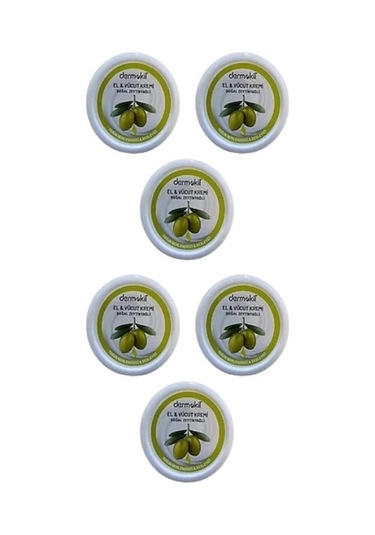 Dermokil Doğal Zeytinyağlı El ve Vücut Kremi 6 x 220 ML