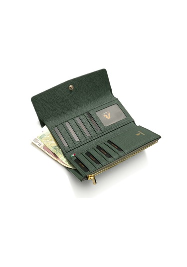 Green Cüzdan & Kartlık Kadın Diğer 2801 Roncato Flother Skın Wallet Green