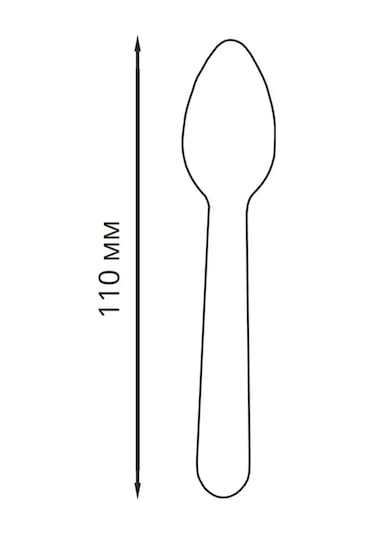 Ecovilka Tek Kullanımlık Ahşap Kaşıklar 11 Cm 200 Adet 96499586 100 adet