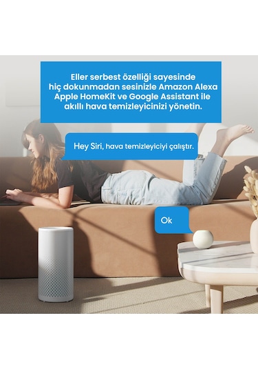 Meross Wi-Fi Uzaktan Kontrollü Akıllı Hava Temizleyici