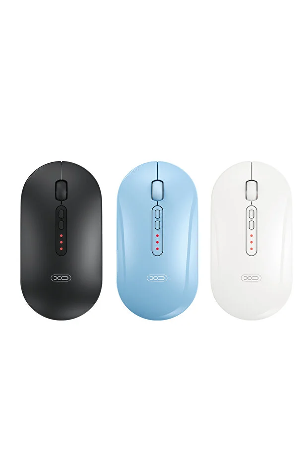 Xo-m13 Tri-mode Kablosuz Aerodinamik Bluetooth Wireless Sessiz Mouse Sı Yah -
