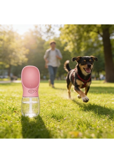 Runaway Taşınabilir Köpek Su Matarası - Sızdırmaz 350 Ml