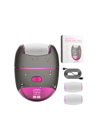 Moveevo Taşınabilir Elektronik Ayak Törpüsü Pedikür Aletleri, Profesyonel Pedi Ayak Bakımı Ölü, Sert Çatlak Kuru Ciltler İçin