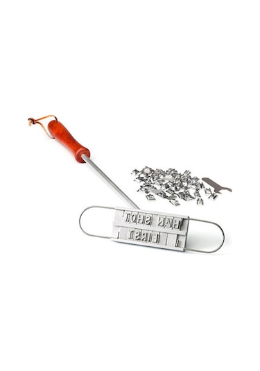 Ximistore9 Bbq Markalama Demiri - 55 Harf Ve Boşluk İçeren, Etlere Özelleştirilmiş Mesajlar Yapistırabilen Alüminyum Alaşım Isı Gösterge Çok Renkli