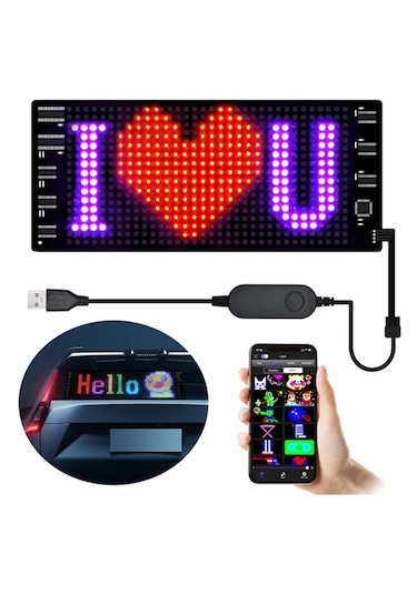 Monozone Araç Car Led Ekran Tabelaları Kayan Yazı