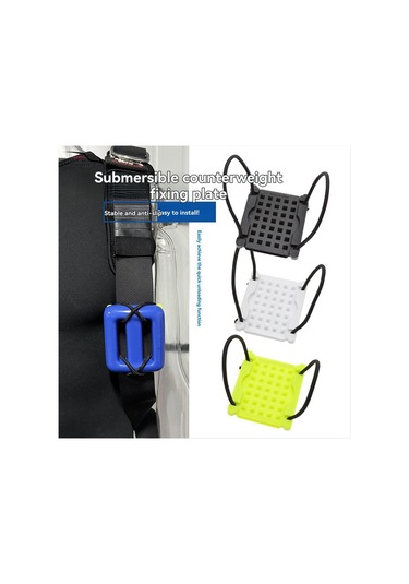 Gatherco Tüplü Dalış Ağırlık Sabitleme Plakası Bcd Kayış Montaj Plakası Dalış Ağırlık Alt Plakası Dalış Aksesuarları C