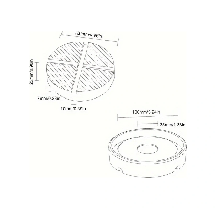Hightower 1 Adet Kriko Yükseltici Kauçuk Pedleri Oto Suv Minibüs Kriko Altlığı Çerçeve Ray Adaptörü