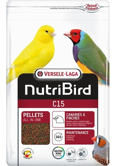 Versele Laga Nutribird C15 Kanarya Pelet Yem 3 Kg