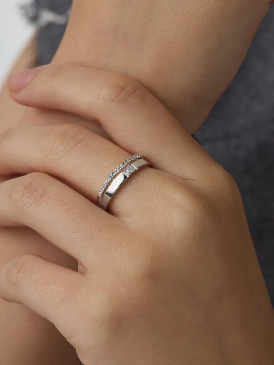 Main Dizzain 925 Ayar Gümüş Mücevher Yüzük 394264783 Gümüş