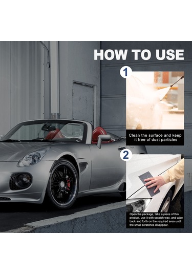 Teltree 6 Adet Nano Teknoloji Araba Yıkama Bezi - Kırık, Lekeler, Pas Ve Oksidasyon Temizleyici - Tüm Renkli Arabalar İçin Uygun