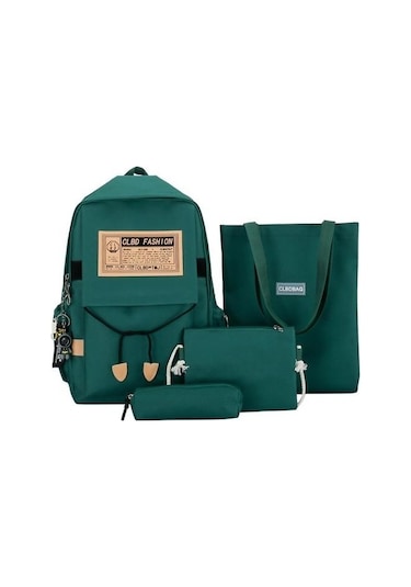 Erkek Ve Kız Büyük Kapasiteli Sırt Çantaları 4 Parça Set 1eehcd Diğer