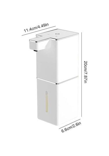 Yeni Otomatik Sabunluk Fotoselli Kızılötesi Sensör El Yıkama Makinesi 4 Seviye A Gel White Fransa Beyaz