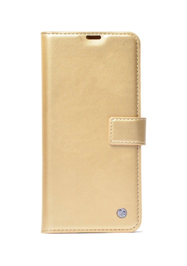 Oppo A16 Uyumlu Kılıf Suni Deri Kartlıklı Kapaklı Mıknatıslı Kar