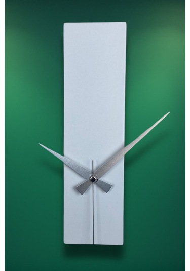 Jaka Model Dekoratif Metal Akar Sessiz Mekanizmalı Duvar Saati 34 9,5 Cm Beyaz