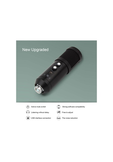 Skycıty Usb Mikrofon, Kapasitif, Karışım Ve Ses Seviyesi İşlevleri