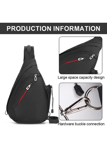 Yeni Erkek Göğüs Çantası - İnce, Sade, Eğlence Ve Spor Amaçlı Çok Amaçlı Omuz Çantası