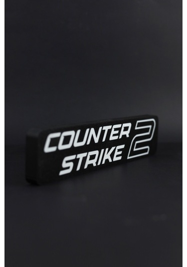 Counter Strike 2 / Cs 2 - 3 Boyutlu Tabela - 25cm X 5.5cm X 1.5cm