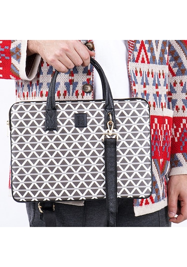 Minbag Marın Laptop Çantası, (13 INCH), Koyu Gri