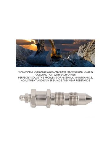 Jeehugo Komatsu Kazıcıya Uygulanabilir 07959-20001 Numara Paslanmaz Çelik Yüksek Performanslı Yağ Valfi