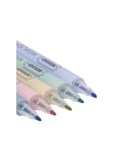 Kari Çift Taraflı Fosforlu Kalemler, 5 Renk 450861508