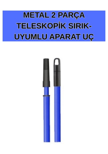 150cm Metal- 2 Parça Teleskopik Sırık - Uyumlu Aparat Uç