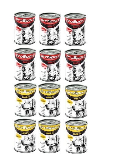 Prosport Karışık Köpek Konservesi 400grx12 Adet