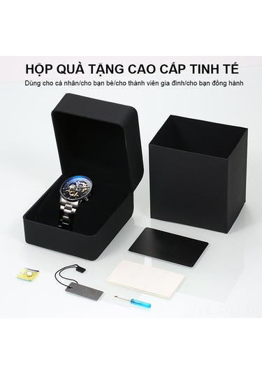 Mekanik Erkek Kol Saati Gerçek Deri Erkek Kol Saati Toptan Su Geçirmez Saat Erkek Öğrenci Kol Saati Işıldayan Altın