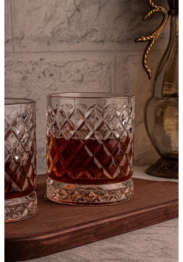 Snippy Madrid - 2'li Cam Bardak 250 Ml El Yapımı Meşrubat Bardağı