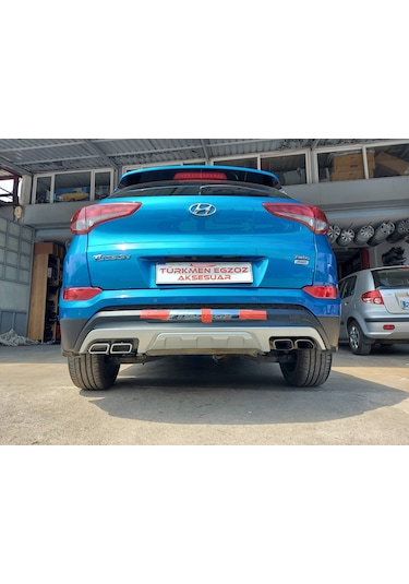 Türkmen Hyundai Tucson Ön Arka Tampon Koruma Difüzör 2015-2017 Ar