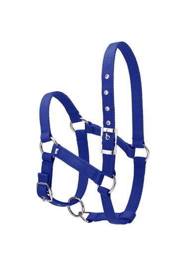 Aubyhe Mavi L Beden At Bağı, 6mm Kalınlastırılmış Dokuma Askı, Ayarlanabilir Ve Dayanıklı, Nikel Kaplı Demir + Pp + Çinko Alaşımlı