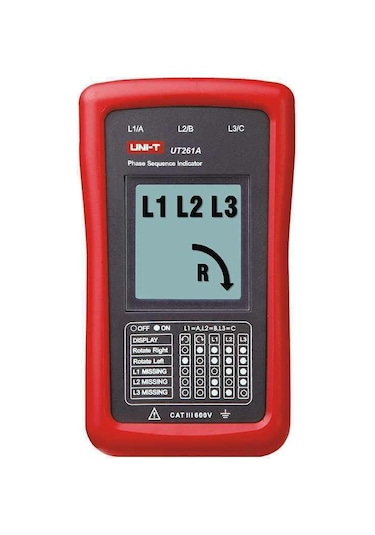 Uni-t Ut261a Dijital Motor Faz Yönü Sırası Ölçer