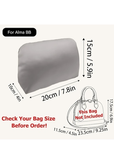 Fochsia Speedy 30 İçin Şık El Çantası Yastık Düzenleyici Hafif Kumaş Dolgu Yapı Bozulmasını Önler Ahşap