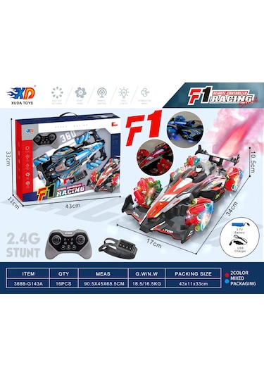 Uzaktan Kumandalı Araba Şarjlı Drift Formula Sesli Elle Kontrol