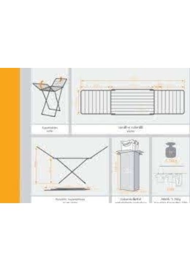 Evin Bella Çamaşır Kurutmalık Beyaz