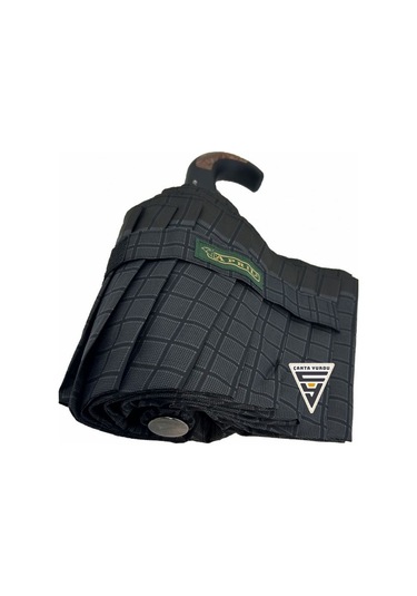 April A-226g A4 Baston Sap 10 Telli Tam Otomatik Şemsiye Siyah