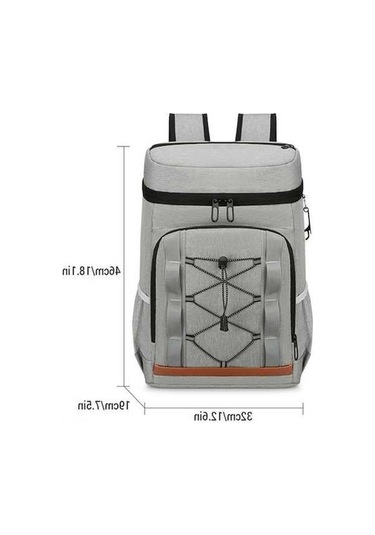 Pazly Erkekler İçin Su Geçirmez Isı Yalıtımlı Yemek Çantası Sırt Çantası Mavi Mavi Mavi