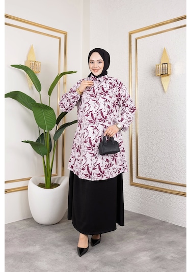 Etekli İkili Takım - Bordo / T0106 Bordo