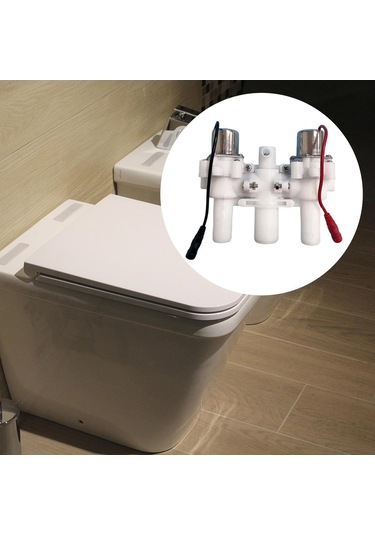 Suntek Tankless Tuvalet Solenoid Valfi Değişimi Akıllı Beyaz