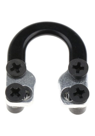 Dolıty Okçuluk D Döngü Metal Halka Bileşik Yay Dize Ok Siyah Siyah