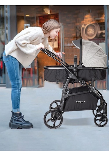 Safari Gri Trio Travel Sistem Bebek Arabası Puset