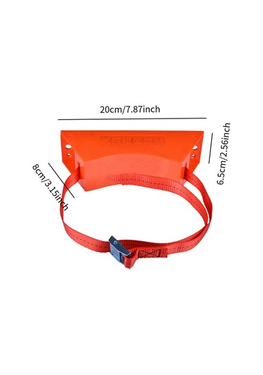 Suntek Güçlü Kayışlı Gaz Tüpü Braketi Aksesuarı Turuncu