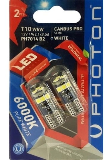 Ph7014 B2 T10 W5w 12v Canbus Pro 2li Blister