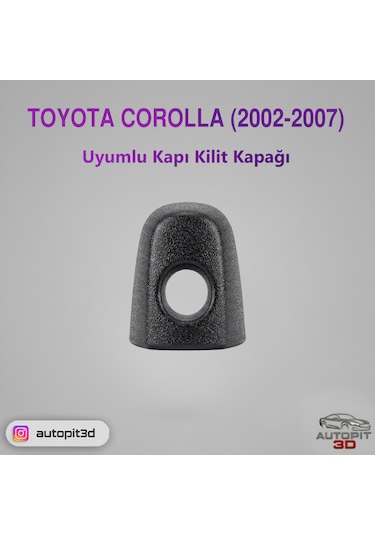 Toyota Corolla 2002 2007 Uyumlu Kapı Kilit Kapağı