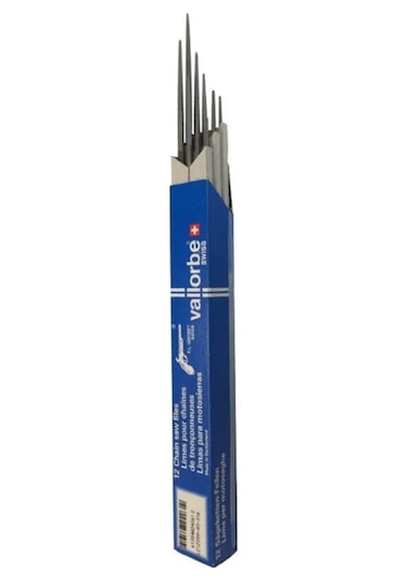 Vallorbe 5/32 Zincir Bileme Eğesi 4mm - 12 Adet