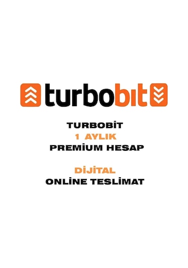1 Ay 30 Günlük Turbobit Premium Hesap