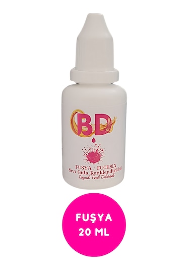 Bd Sıvı Gıda Boyası 20 Ml Fuşya
