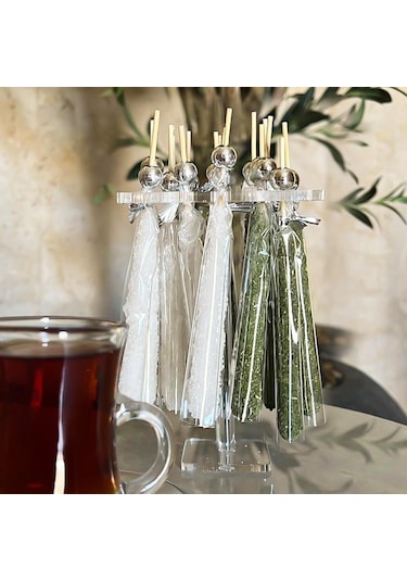 Suntek Akrilik Şeffaf Kek Tutucu Şeker Masa Ekran Tatlı