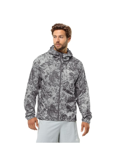 Jack Wolfskin 1307861 Prelight Wind Jkt M Gri Erkek Ceket Gri